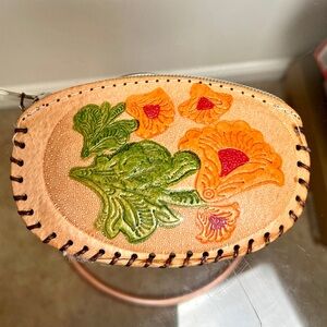 Genuine Leather Mexican Coin Purse Hand Made in Tepic, Nayarit